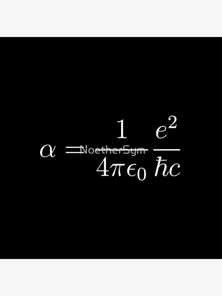 constante de estructura fina, hecha solo para físicos | Chapa