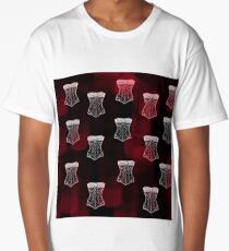 Corset pattern Long T-Shirt