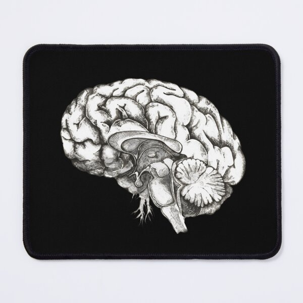 Item preview, Side Brain, leaves, positivity, creativity, right hemisphere brain, health, Mental, mind designed and sold by Collagedream.