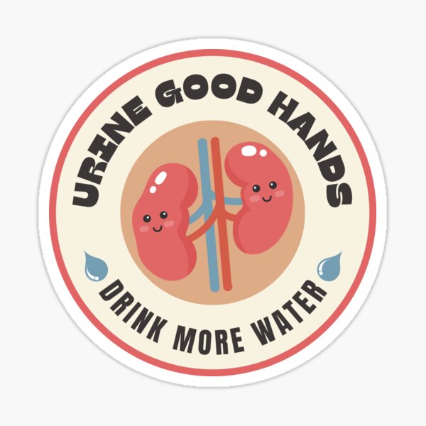 "Urine good hands Funny Medicine Humor Sticker" Sticker for Sale by