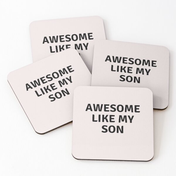 Item preview, Awesome Like My Son ,Fathersday, Funny ,Cool Gift, Dad Joke T-Shirt designed and sold by ANDREW-DESIGN.
