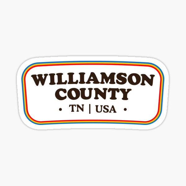 Item preview, Williamson County | Retro Badge designed and sold by retroready.