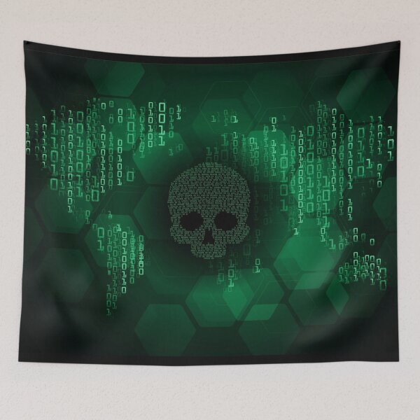 Item preview, Green Skull Hacking designed and sold by Qudor.