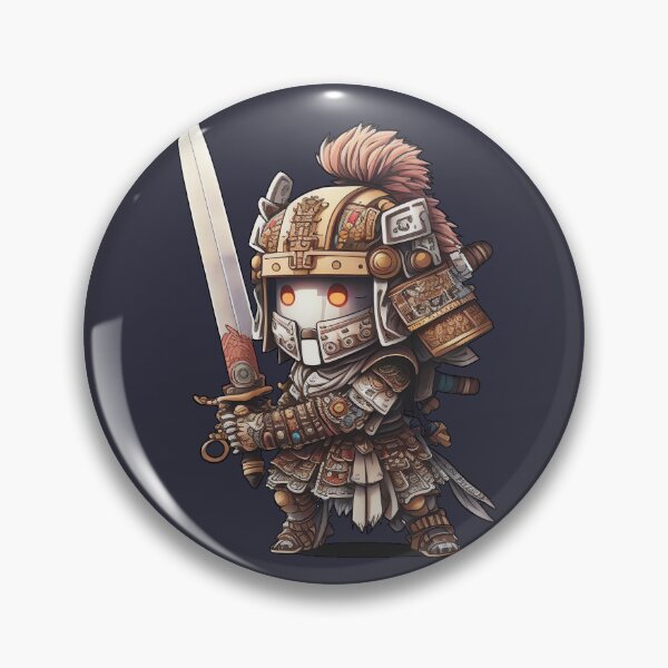 Item preview, Adorable Chibi Mechanoid Monster - Samurai Warrior designed and sold by DreamsGD.