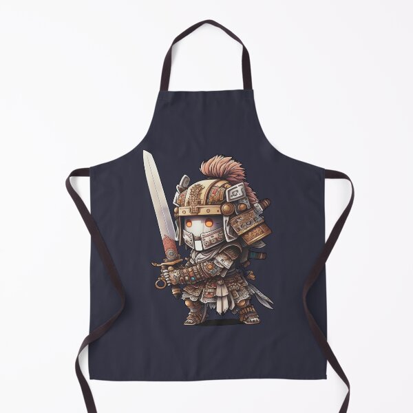 Item preview, Adorable Chibi Mechanoid Monster - Samurai Warrior designed and sold by DreamsGD.