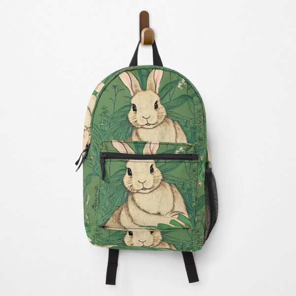 Item preview, Cute White Fluffy Bunny Plant Nature Lover designed and sold by wigobun.