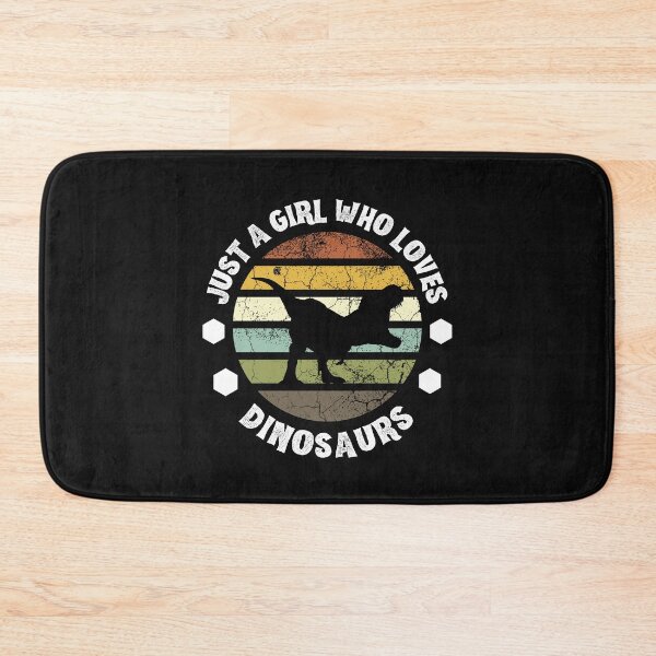 Item preview, Just a Girl Who Loves Dinosaurs T-Rex Dino Shirt Fossil Pet Cute Funny Happy Sarcastic Spiritual Animal Birthday Gift designed and sold by EpsilonEridani.