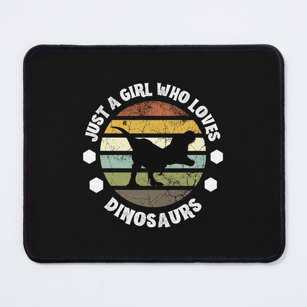 Item preview, Just a Girl Who Loves Dinosaurs T-Rex Dino Shirt Fossil Pet Cute Funny Happy Sarcastic Spiritual Animal Birthday Gift designed and sold by EpsilonEridani.