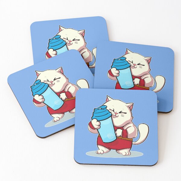 Item preview, Gym Cat with Purrrrtein Gimme my puuurtein designed and sold by SusanaDesigns.