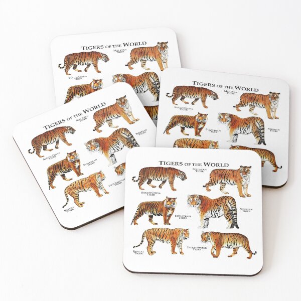 Item preview, Tigers of the World designed and sold by AzalaiBubbles.