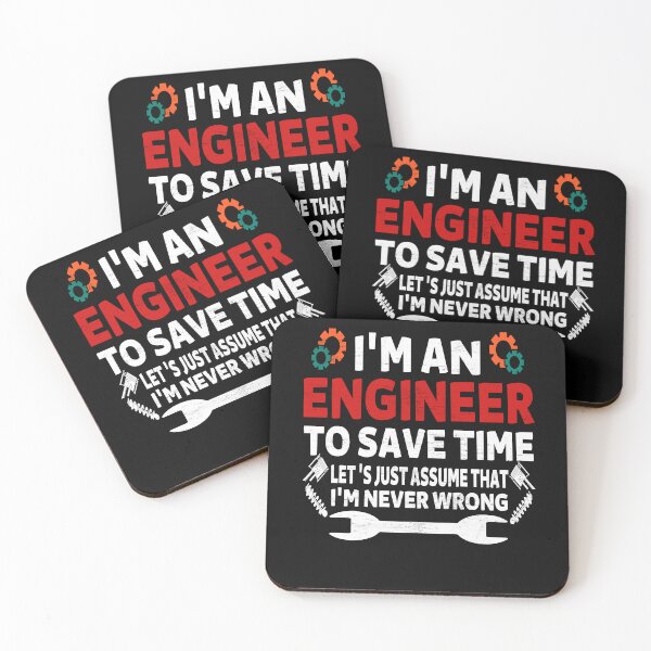 Item preview, I'M An Engineer To Save Time Let 'S Just Assume That I'M Never Wrong designed and sold by M7MED12.