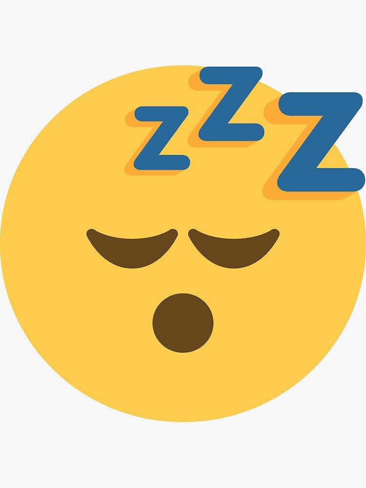 Sleeping Face Emoji Pillow Sleep Face Zzz Face Emoji 