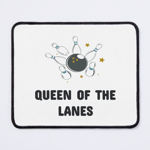 Item preview, Queen of the Lanes (Stike Vintage Funny Bowling Desing) designed and sold by BRAZILCOOLSHIRT.