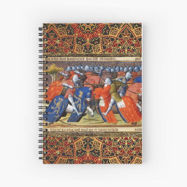Aperçu de l'œuvre LANCELOT DU LAC AU TOURNOI DE CAMELOT Légendes Arthuriennes Miniature Médiévale créée et vendue par BulganLumini.
