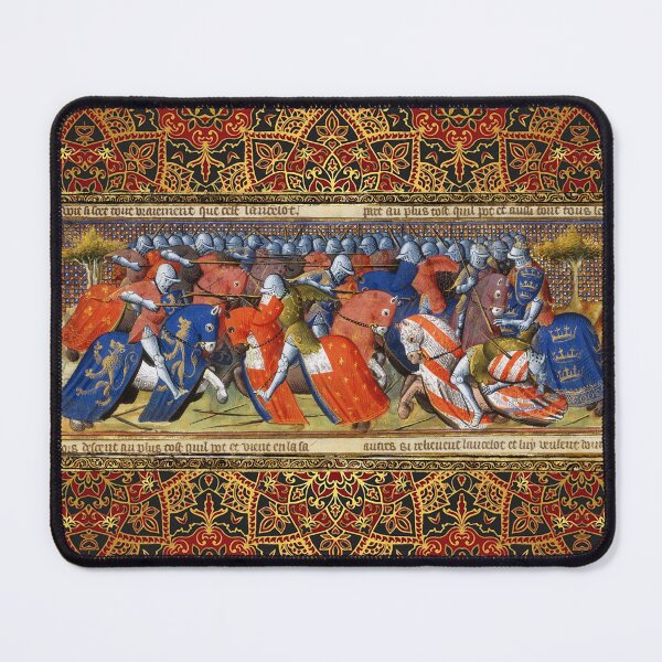 Item preview, LANCELOT OF THE LAKE IN THE TOURNAMENT OF CAMELOT Arthurian Legends Medieval Miniature designed and sold by BulganLumini.