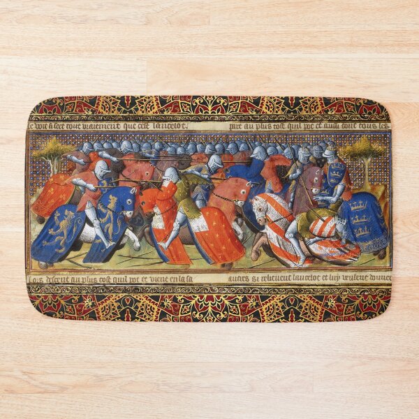 Item preview, LANCELOT OF THE LAKE IN THE TOURNAMENT OF CAMELOT Arthurian Legends Medieval Miniature designed and sold by BulganLumini.