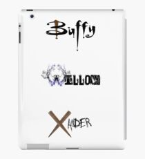 Buffy, Willow, Xander iPad Case/Skin