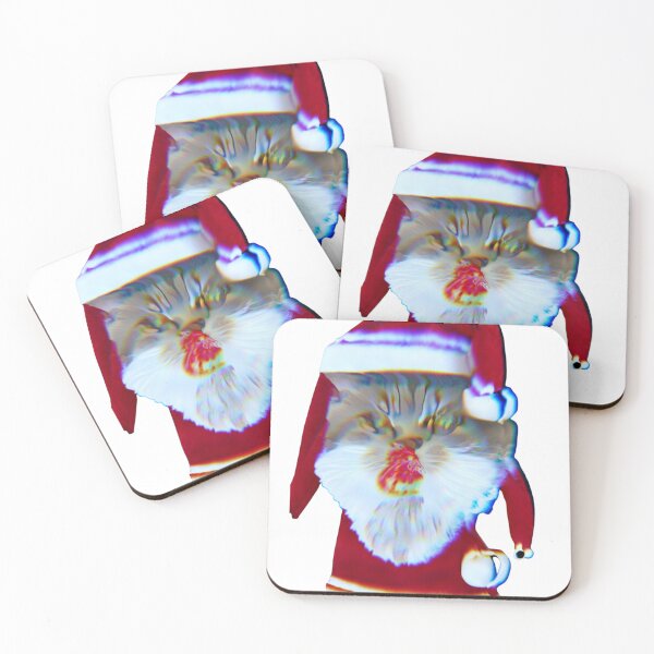 Item preview,  Santa Cat Claus 2023 Sticker designed and sold by SociableAnimals.