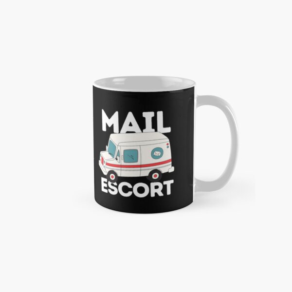  Mail Escort Coffee Mug, Mail Carrier Mug, Personalized