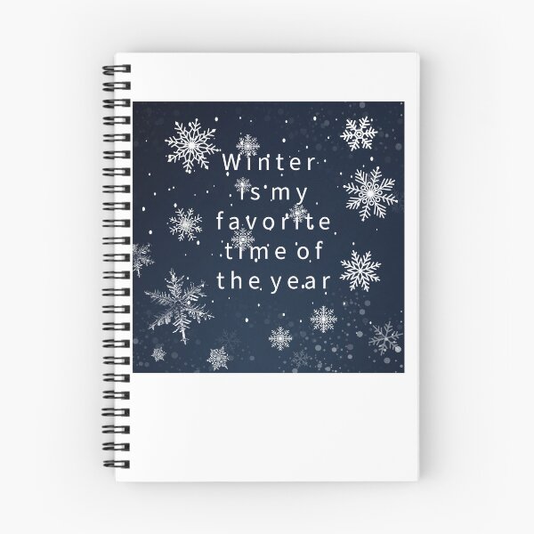 Item preview, Winter is my favorite time of the year snowflake designed and sold by RemieJames.