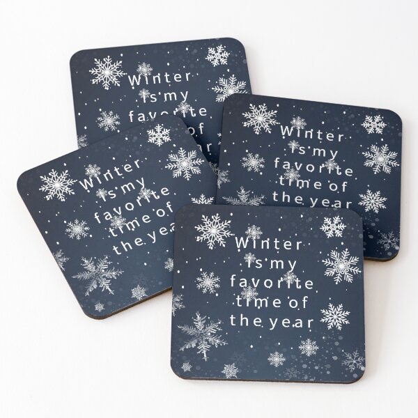 Item preview, Winter is my favorite time of the year snowflake designed and sold by RemieJames.