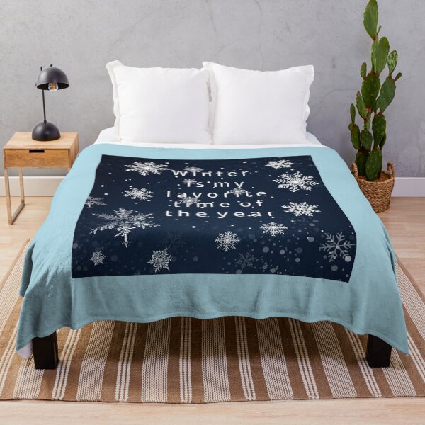 Item preview, Winter is my favorite time of the year snowflake designed and sold by RemieJames.