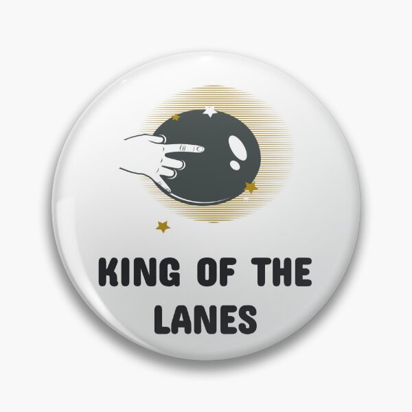 Item preview, King of the Lanes (Vintage Bowling Desing) designed and sold by BRAZILCOOLSHIRT.