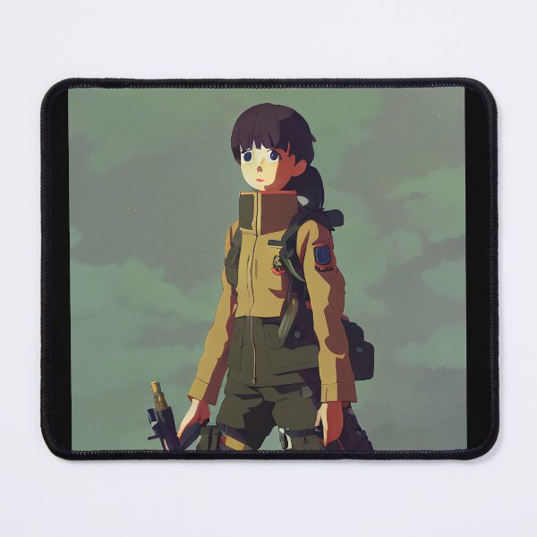 Item preview, Anime Military Girl Background Image Cute designed and sold by Nubaex.
