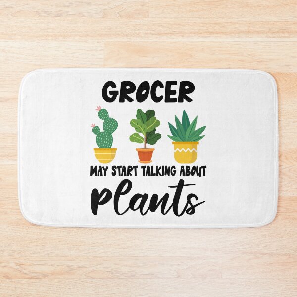 Item preview, grocer May Start Talking About Plants, grocer Gardening PLants Design Quote designed and sold by Dogs Geeky⭐⭐⭐⭐⭐.