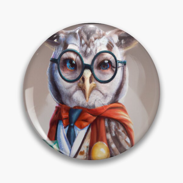 Item preview, Librarian Owl with Books designed and sold by URBANHEROMEN.