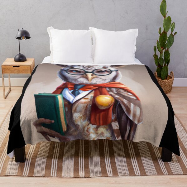 Item preview, Librarian Owl with Books designed and sold by URBANHEROMEN.