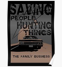 supernatural:saving people hunting things Poster