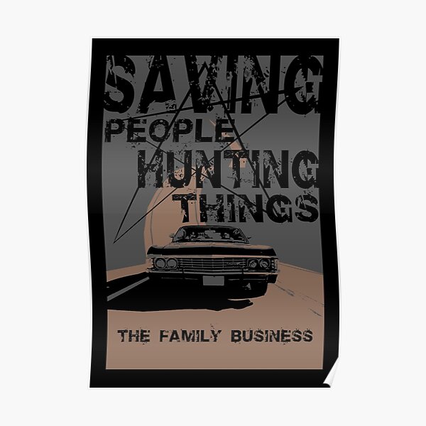 supernatural:saving people hunting things Poster