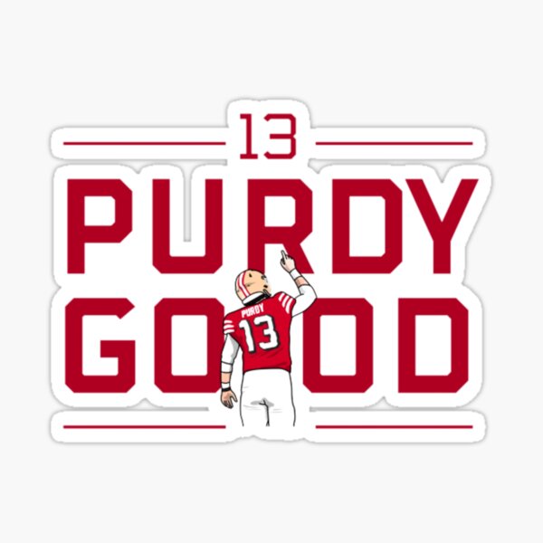 Brock Purdy 13 Sticker for Sale by jeffhaab917