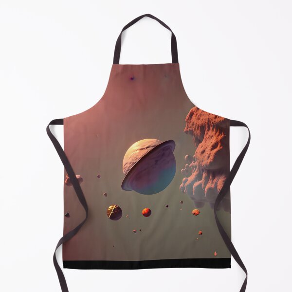 Item preview, Planets and Rocks in a Sky of Pink and Bright Sun Gift designed and sold by TMelonShop.