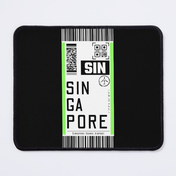 Item preview, SINGAPORE Luggage tag Boarding sticker designed and sold by LeddsoDello.