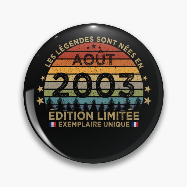 Item preview, Anniversaire 20 Ans Les Legendes Sont Nees en Aout 2003 designed and sold by cssdru.