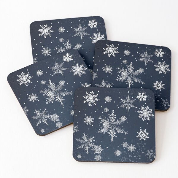 Item preview, Falling snowflakes winter night  designed and sold by RemieJames.