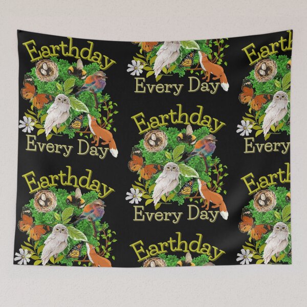 Item preview, Earthday Every Day Colorful Nature Design designed and sold by EarthArtDesigns.