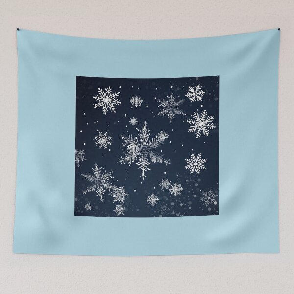 Item preview, Falling snowflakes winter night  designed and sold by RemieJames.