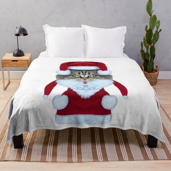 Item preview,  Santa Cat Claus 2023 Sticker designed and sold by SociableAnimals.