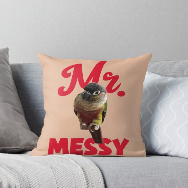 Item preview, Mr. Messy Green Cheek Conure design | Conure | Small Parrot | Parakeet | Parrot lover designed and sold by TatianaLG.