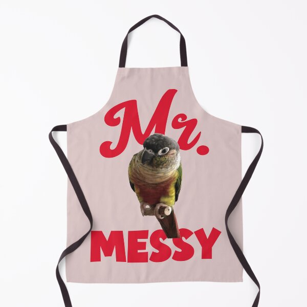 Item preview, Mr. Messy Green Cheek Conure design | Conure | Small Parrot | Parakeet | Parrot lover designed and sold by TatianaLG.