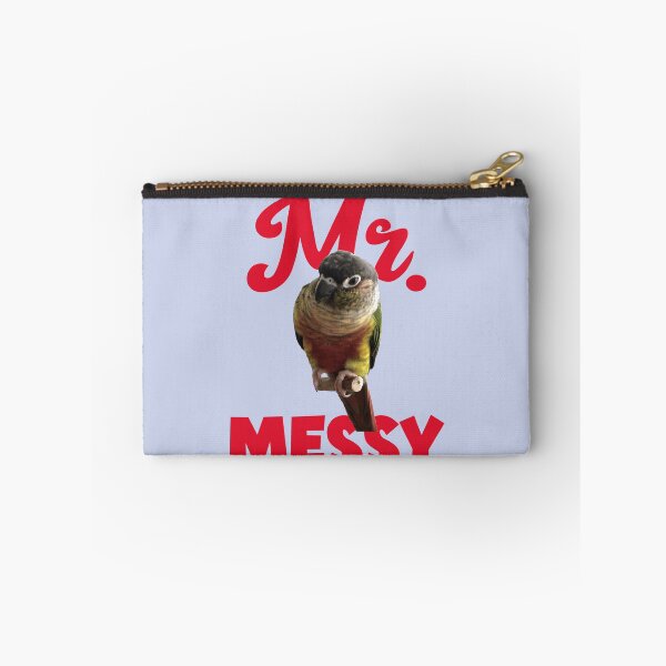 Item preview, Mr. Messy Green Cheek Conure design | Conure | Small Parrot | Parakeet | Parrot lover designed and sold by TatianaLG.