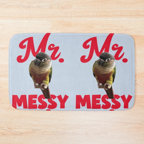 Item preview, Mr. Messy Green Cheek Conure design | Conure | Small Parrot | Parakeet | Parrot lover designed and sold by TatianaLG.