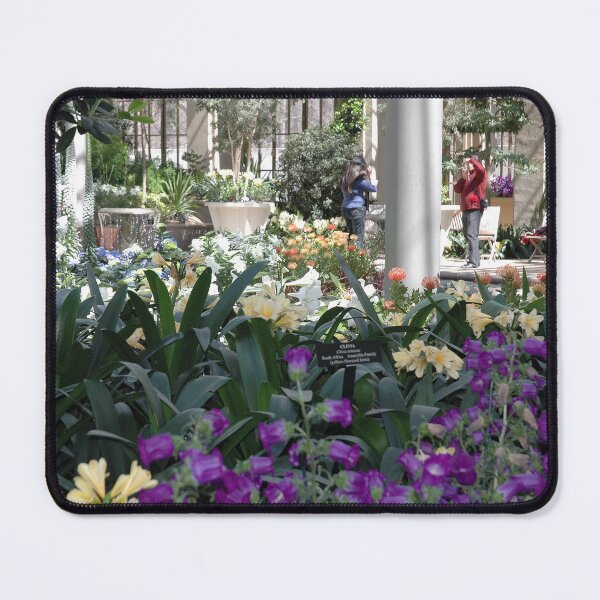 Item preview, Botanical Flower Garden featuring Bellflowers and Easter Lilies designed and sold by VistaViews.