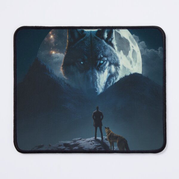 Item preview, wolf between the mountains designed and sold by Rook-art.