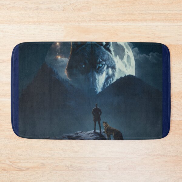 Item preview, wolf between the mountains designed and sold by Rook-art.