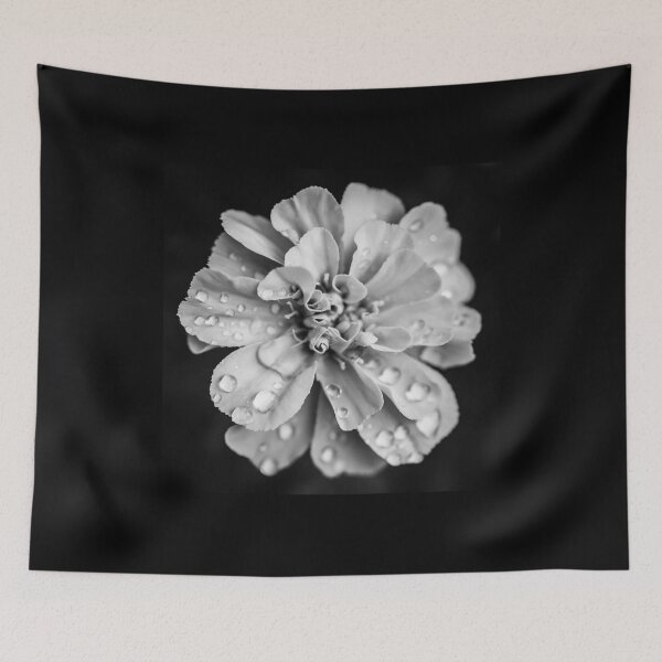Item preview, Flowerscapes - BW Waterdrops designed and sold by lesslinear.