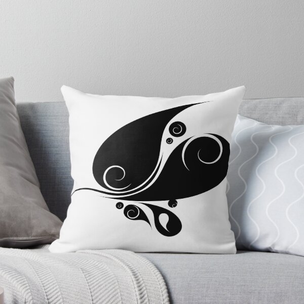Item preview, black and white ornament designed and sold by RitaVan.